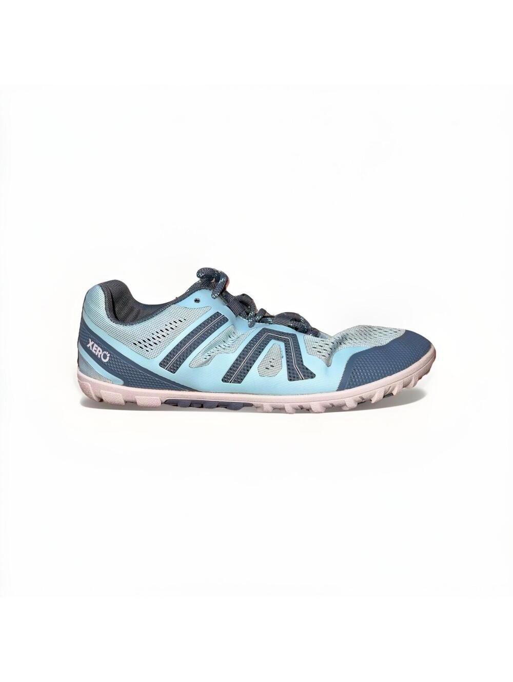 Xero Shoes Mesa Trail II Womens 7.5 Blue Gray Minimalist Trail Shoes